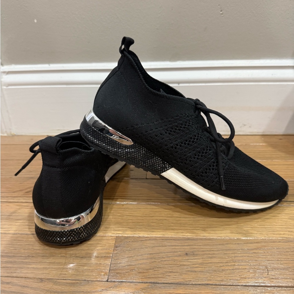 Black Knit Women's Sneakers 14th & Union